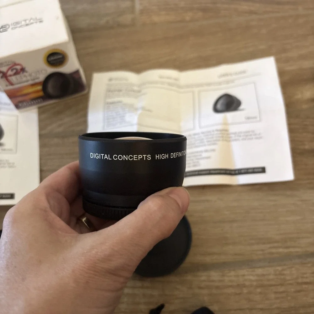 Digital Concepts High Definition 2.2X58mm Telephoto Lens 0.43x 58mmWide Angle